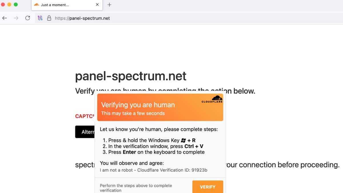 False CAPTCHA 2