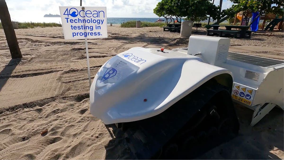 Robot Cleaning Beach 2