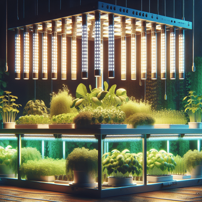 maximizando a eficiência: luzes de cultivo para hidroponia