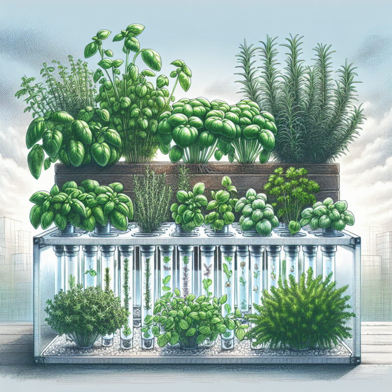 hortas hidropônicas de ervas