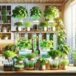 plantas que crescem rápido em hidroponia para o seu lar
