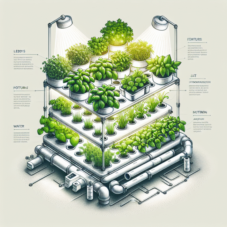 Dicas para criar uma horta hidropônica de ervas em pequenos espaços