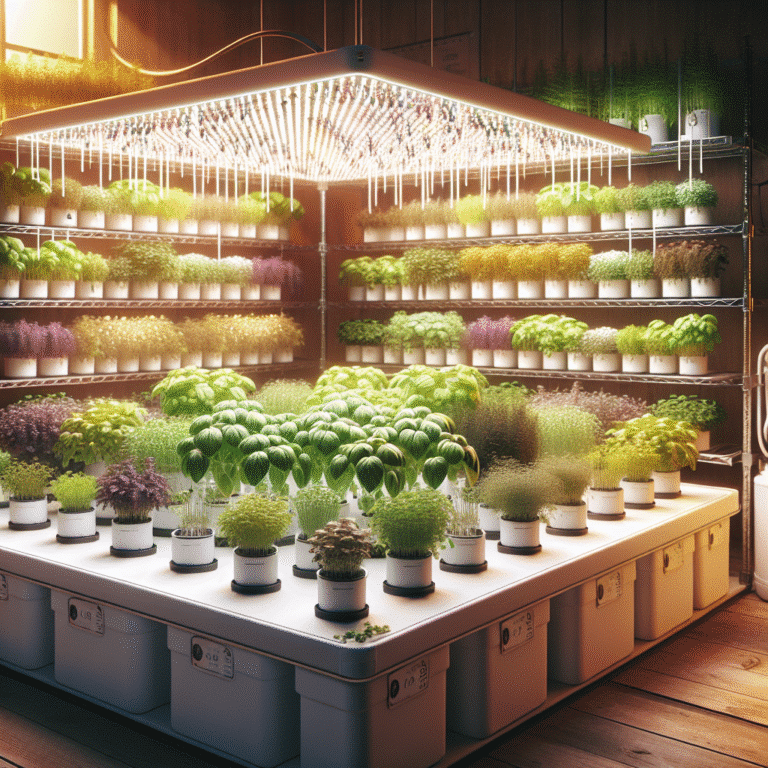 hortas hidropônicas de ervas para iniciantes