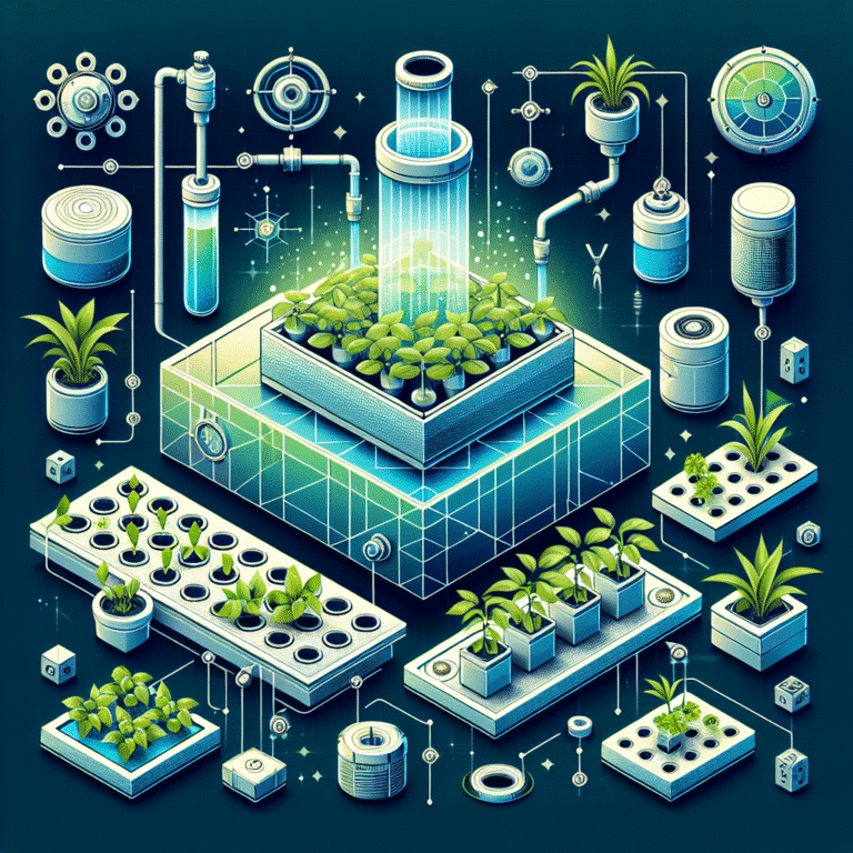 limpeza eficaz do sistema hidropônico