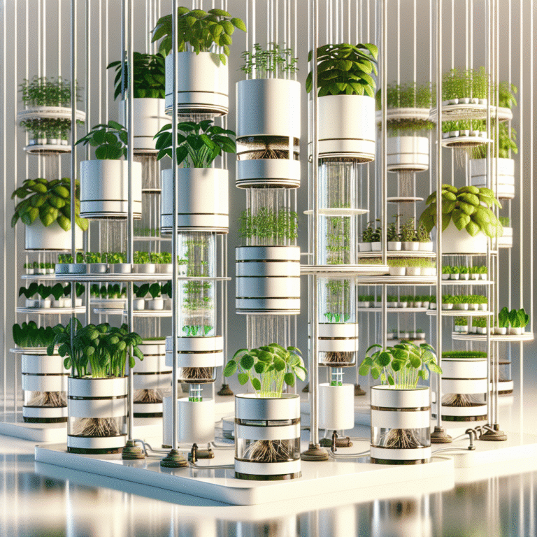 suportes e vasos hidropônicos: otimizando o espaço