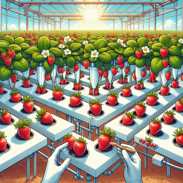 Cultivo de morango hidropônico: segredos para um cultivo bem-sucedido