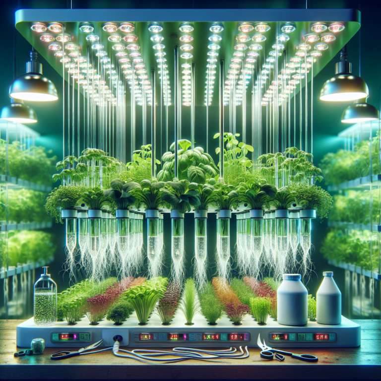 hidroponia com raiz suspensa: benefícios e cuidados