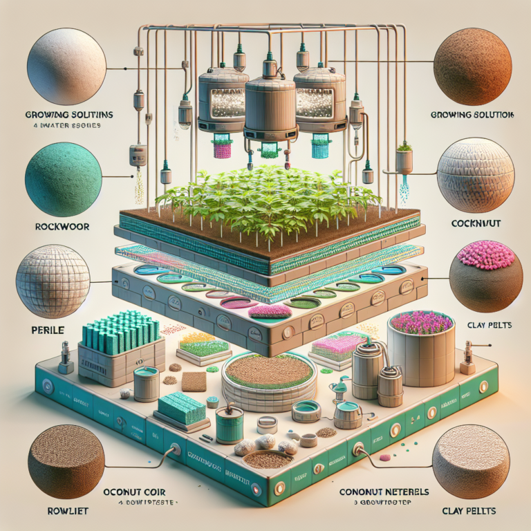 Substratos hidropônicos recomendados: o que usar em seu sistema