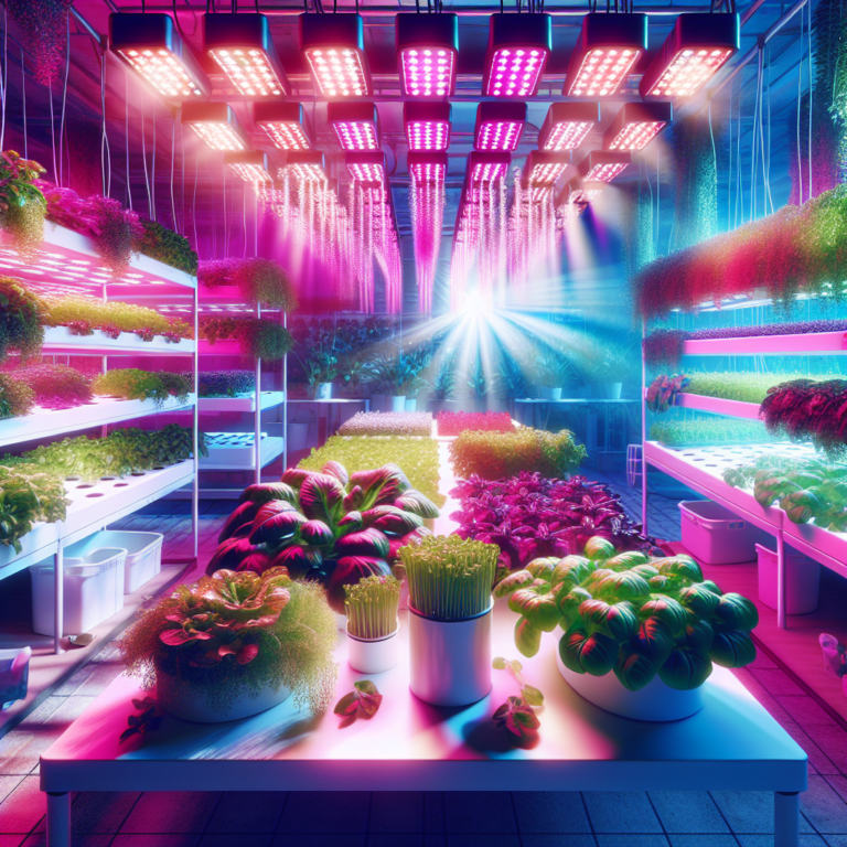 Luzes de cultivo para hidroponia: otimize seu crescimento