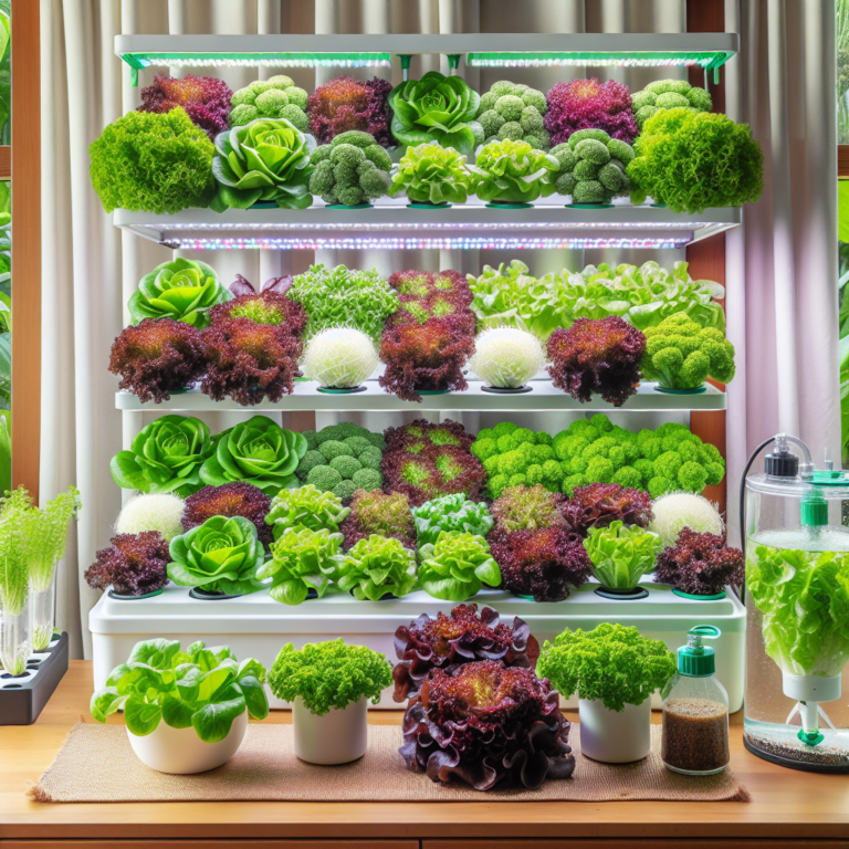 alface hidropônica orgânica: cultivo sustentável em casa