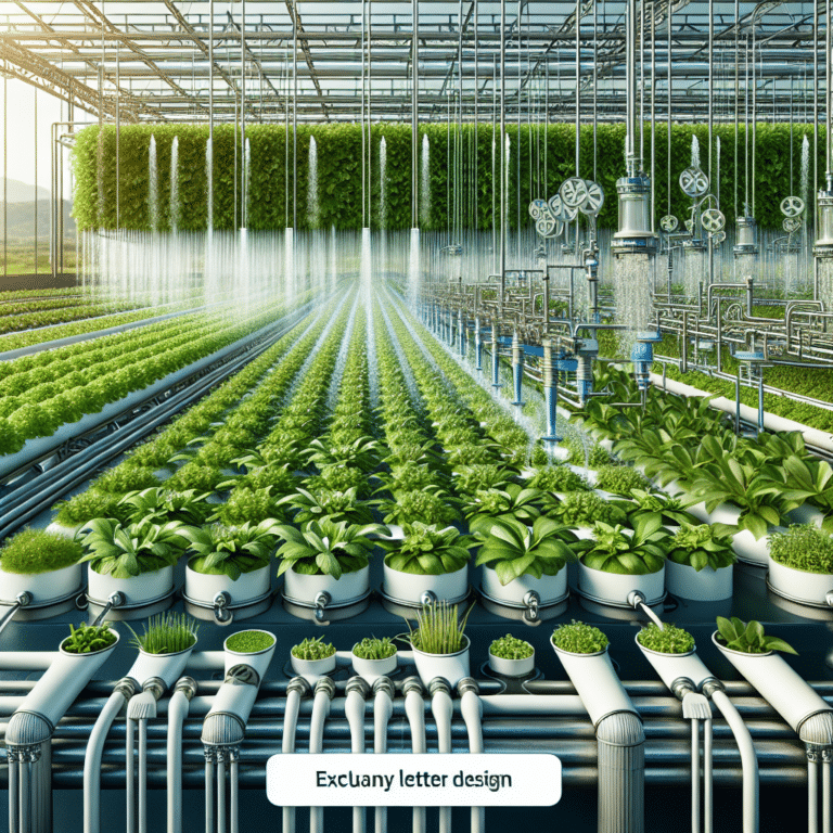 Sistemas de irrigação hidropônica: Como otimizar a água em sua plantação