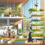 Hortas hidropônicas em apartamento: maximizando o espaço.