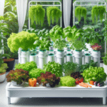 vegetais fáceis de cultivar em casa usando hidroponia